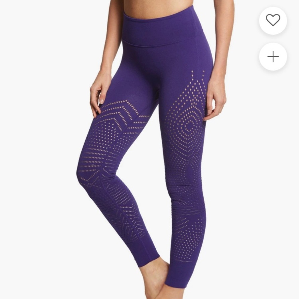 NWT royal blue ecology self-hem leggings